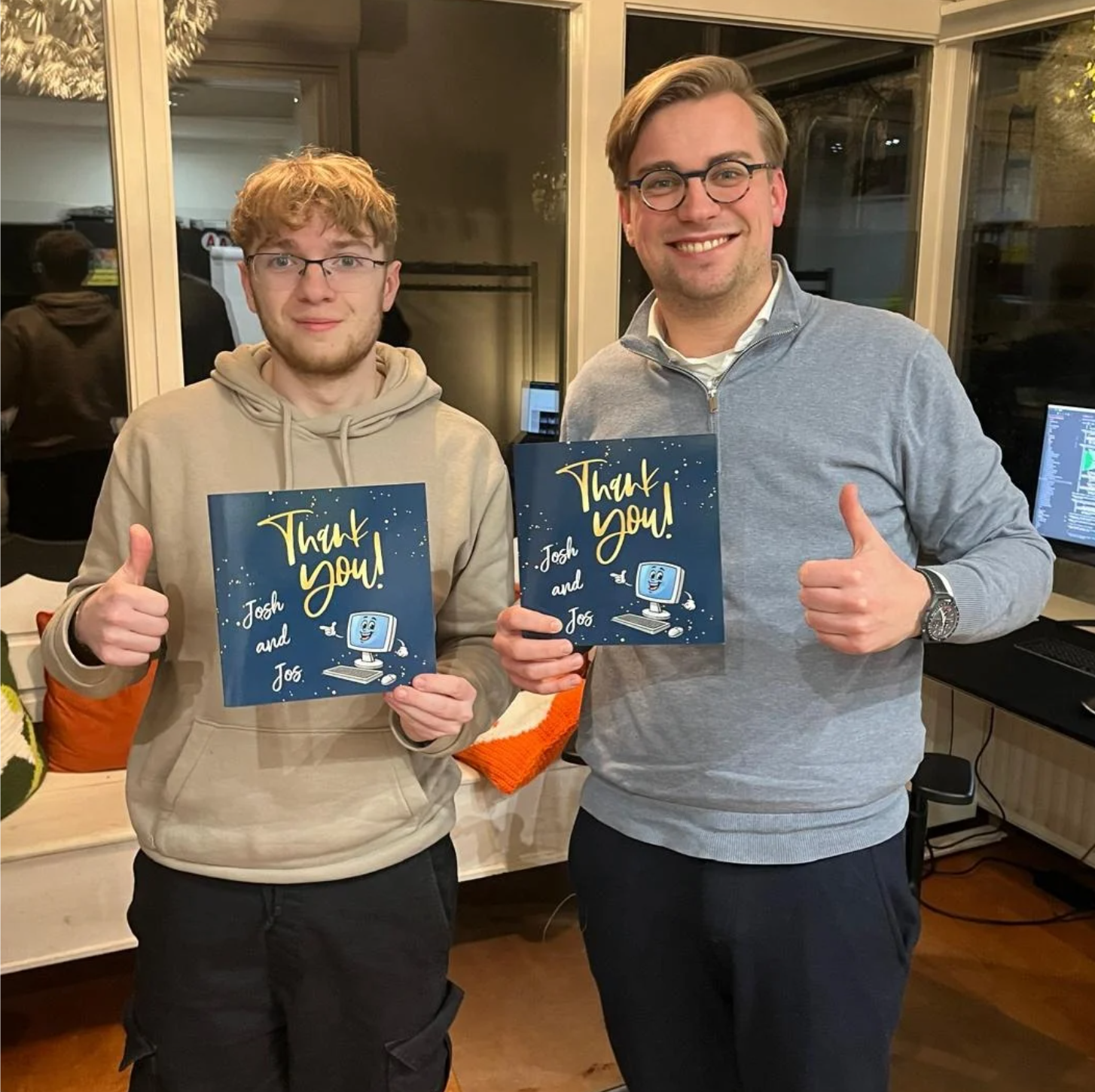 Josh Day en Jos Kooijman, het team van MoveLogic
